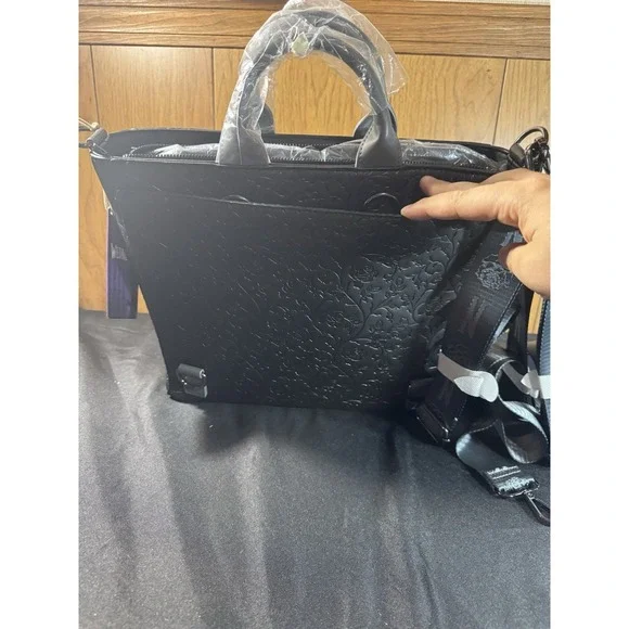 Loungefly Wednesday Adams Nevermore Academy Convertible Tote Bag NWT